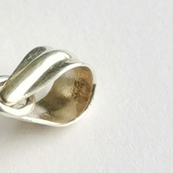 Sterling Silver Druzy Quartz Pendant Necklace NEW - Picture 4 of 9